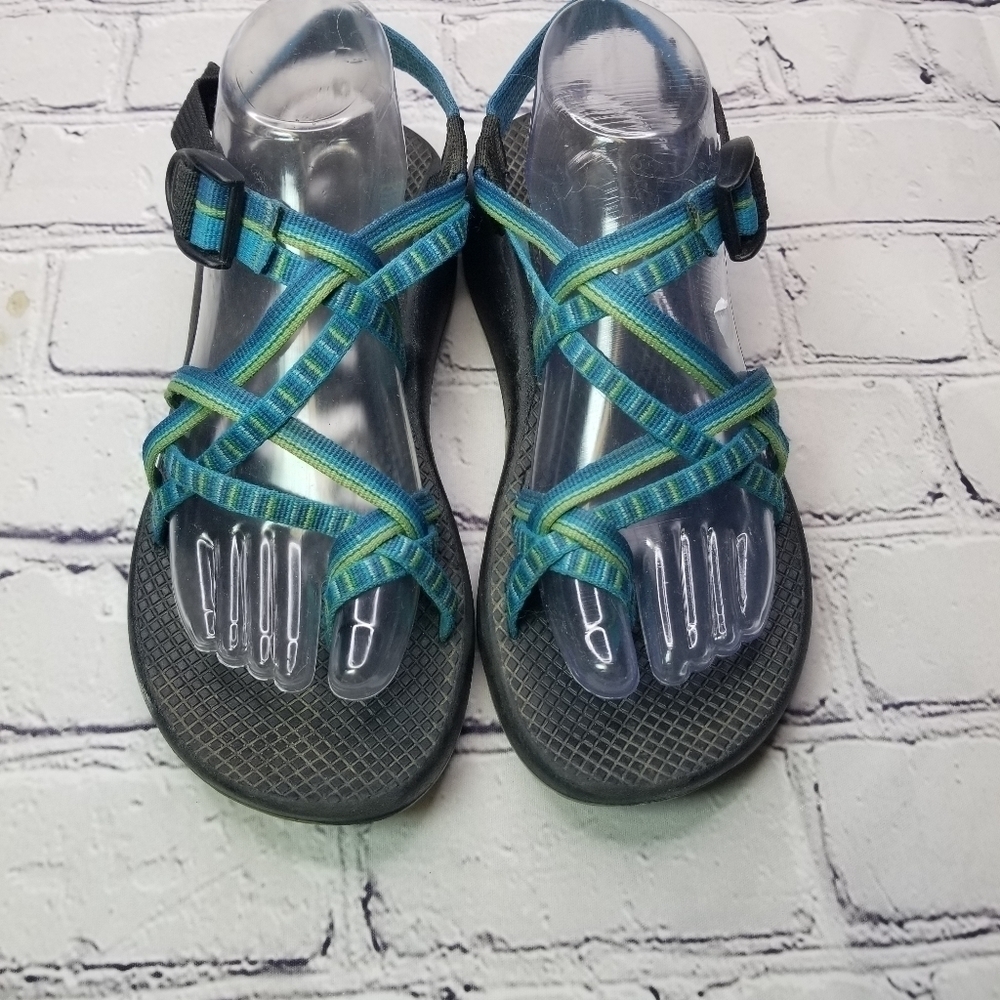Chaco zx yampa fresh teal toe loop sandals - Picture 6 of 13